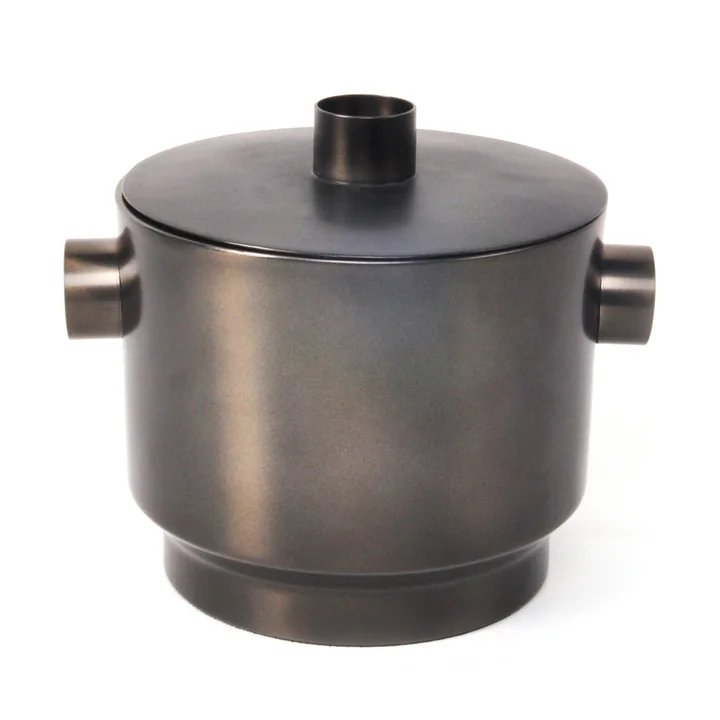 Rondo Ice cube tray, steel black, Ø 18 cm from XLBoom