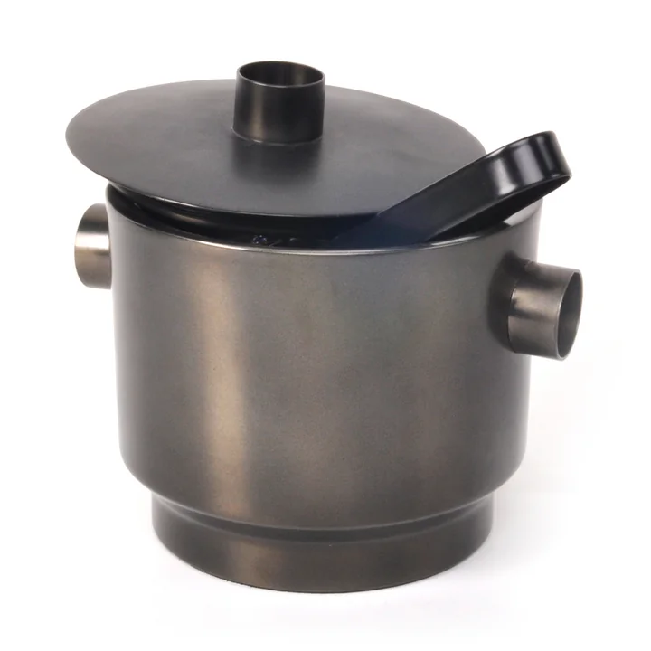 Rondo Ice cube tray, steel black, Ø 18 cm from XLBoom