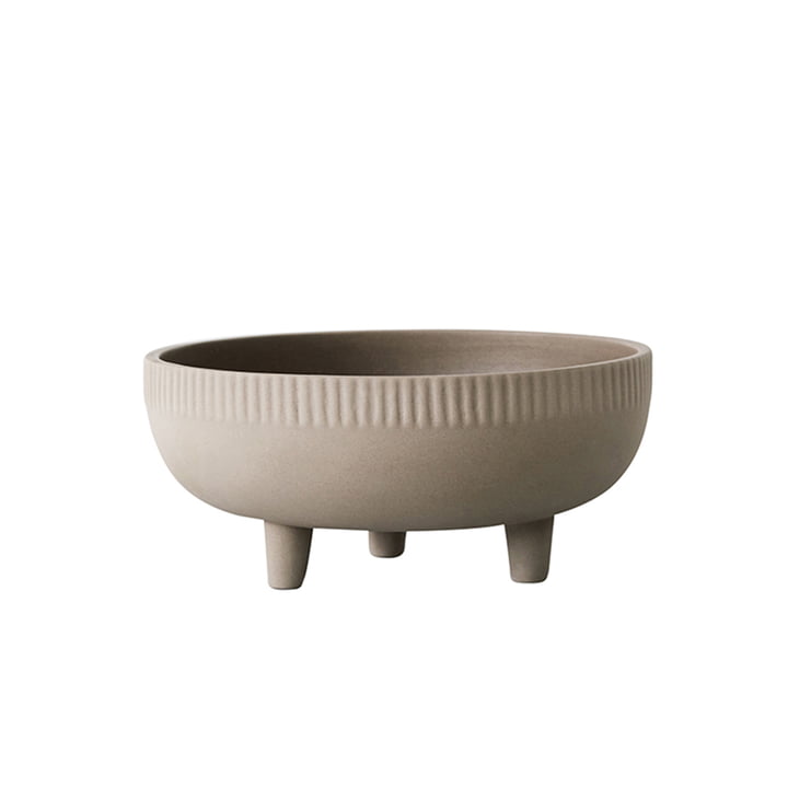 Bowl flowerpot M Ø 24 cm by Kristina Dam Studio in gray