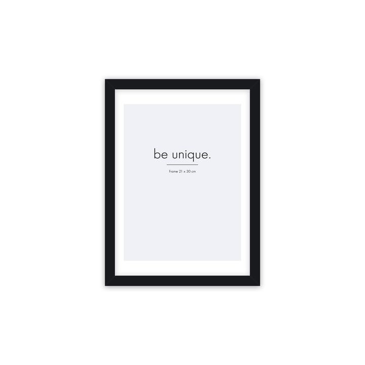 Floating picture frame 21 x 30 cm, black from Collection