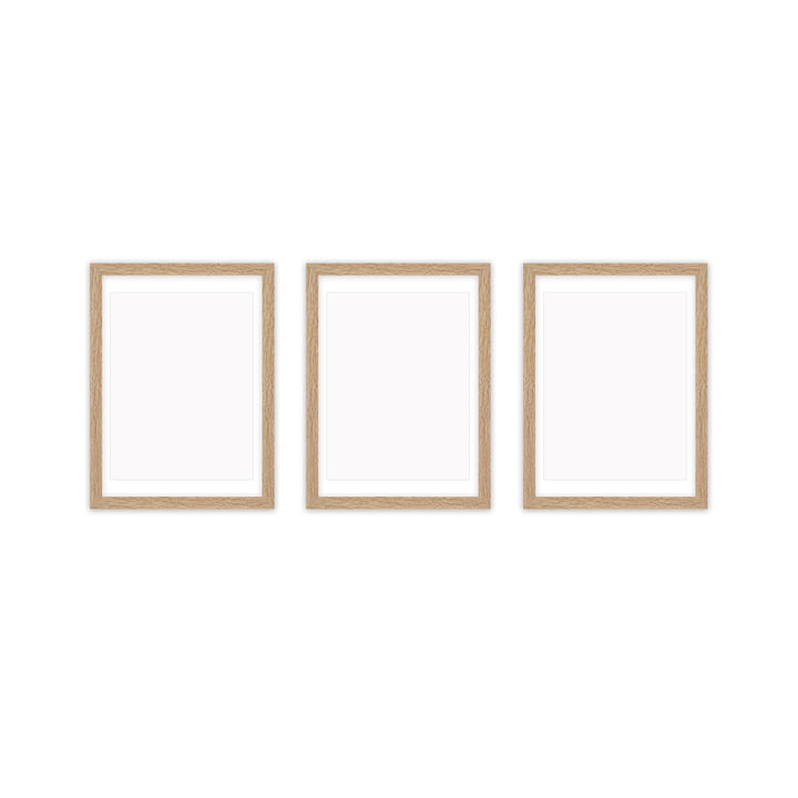 Frame it picture frame 21 x 30 cm set (3 Collection ), oak from Collection