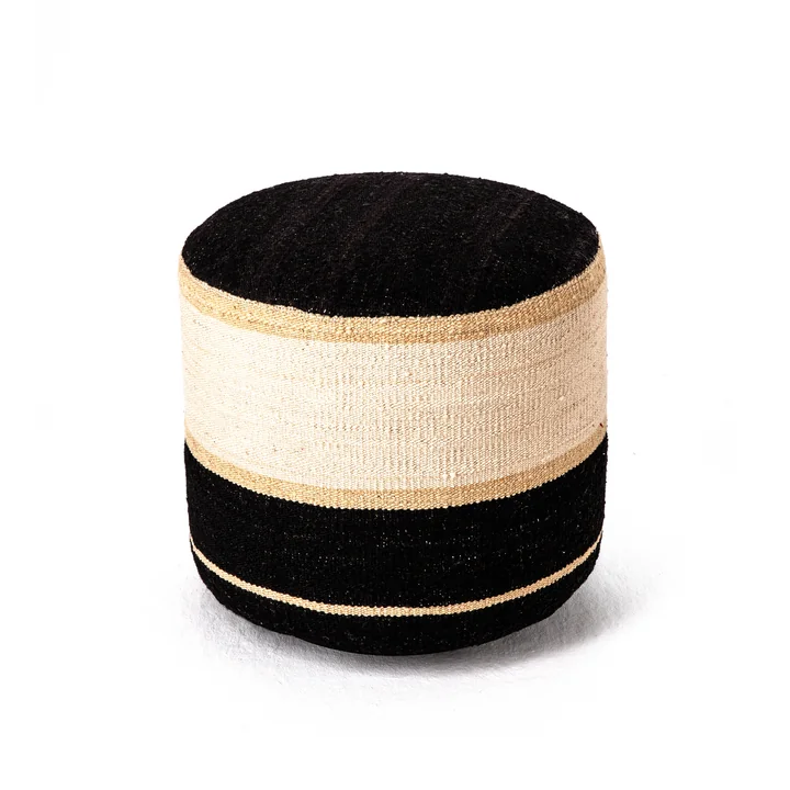 Kilim Pouf, Ø 39 x H 40 cm, Kilim 1 by nanimarquina.