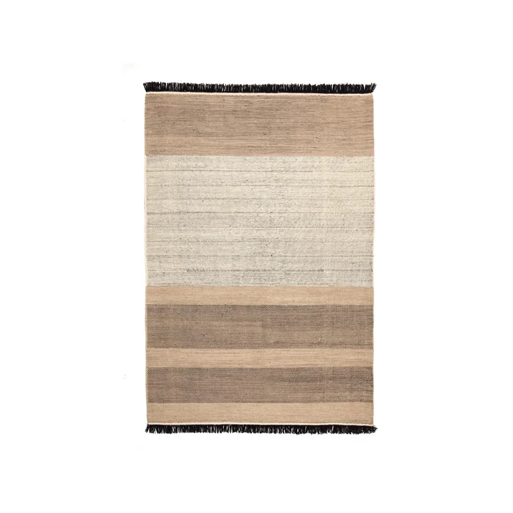 Tres Stripes 170 x 240 cm from nanimarquina in black