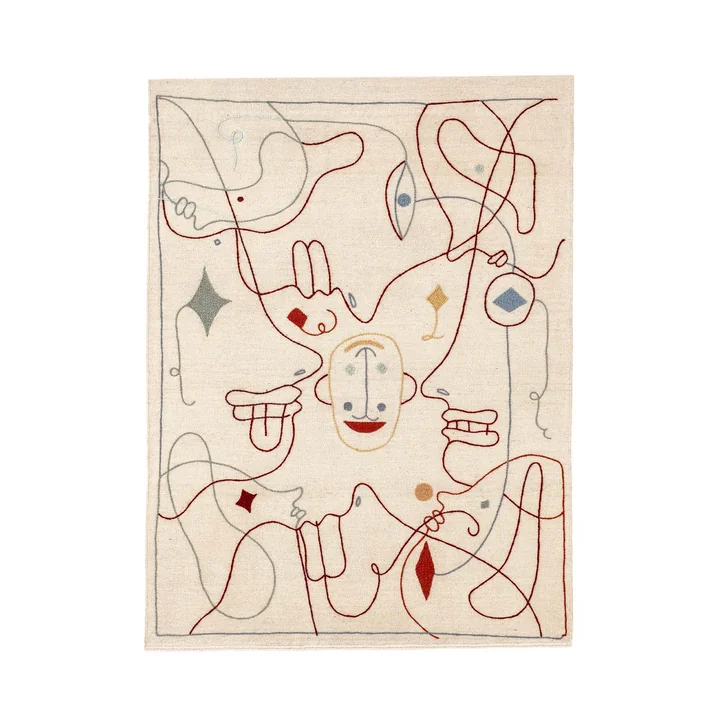 Silhouette Carpet, 170 x 240 cm from nanimarquina in multicolored.