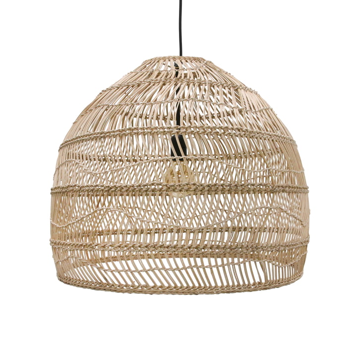 Wicker Pendant light M Ø 60 x H 50 cm from HKliving in nature
