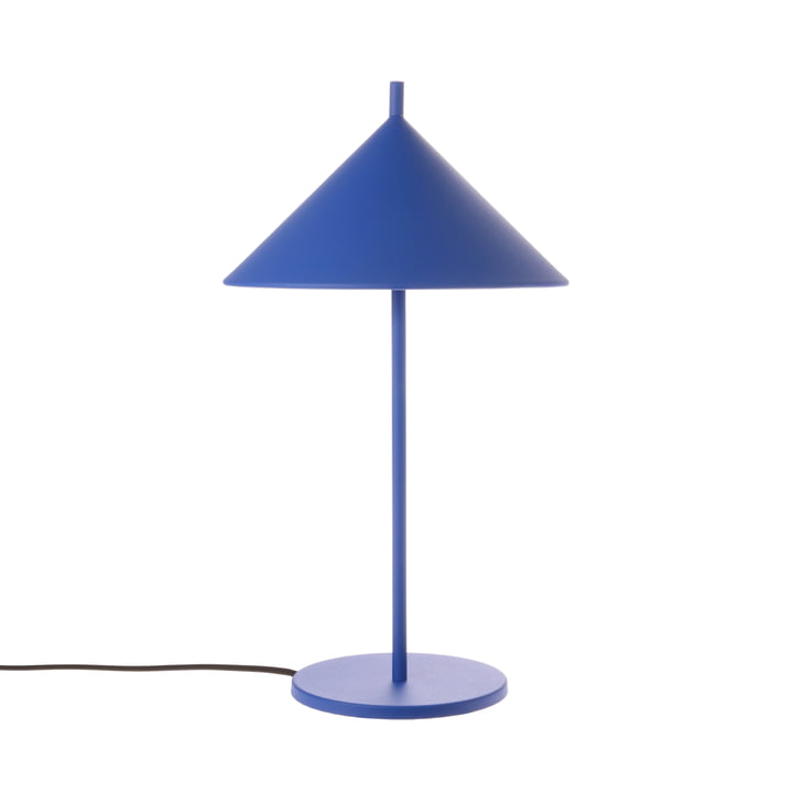 Triangle table lamp M by HKliving in cobalt matt