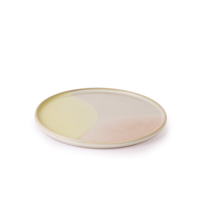 Gallery plate 18.5 cm by HKliving in yellow / pink