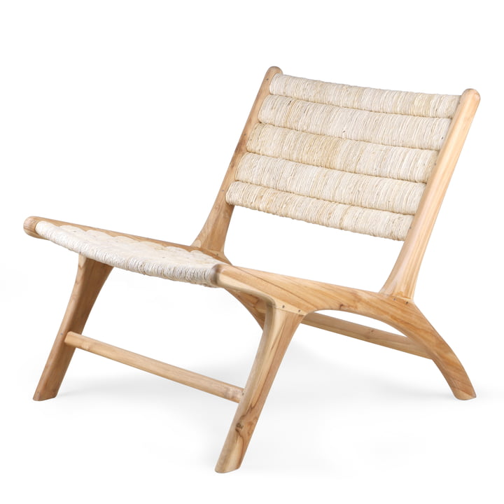 Abaca Lounge Chair by HKliving in natural