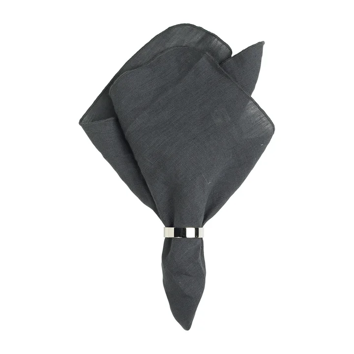 Gracie napkin, 45 x 45 cm, dark shadow by Broste Copenhagen