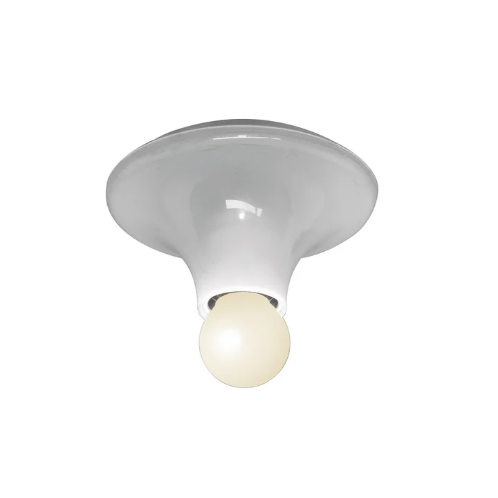 Teti wall and ceiling lamp by Artemide in transparent