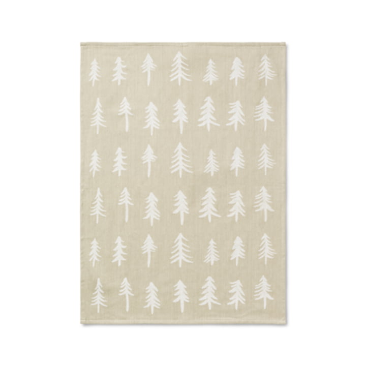 Christmas tea towel, sand by ferm Living