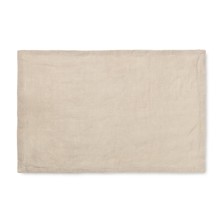 Linen placemat, 50 x 30 cm, natural (set of 2) by ferm Living