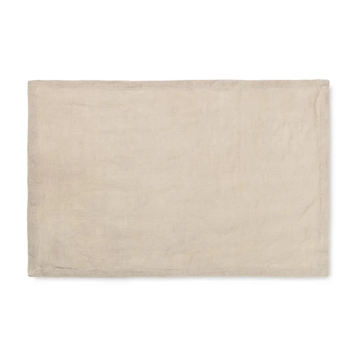 Linen placemat, 50 x 30 cm, natural (set of 2) by Ferm Living