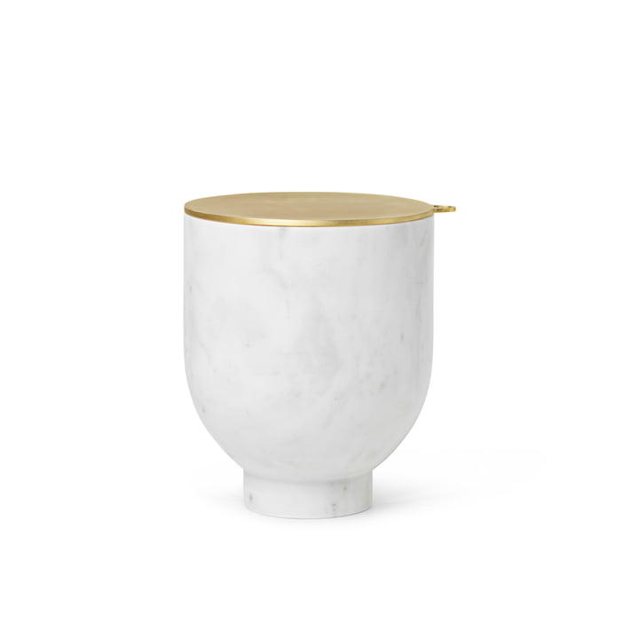 Alza ice cube tray by ferm Living, marble white / brass