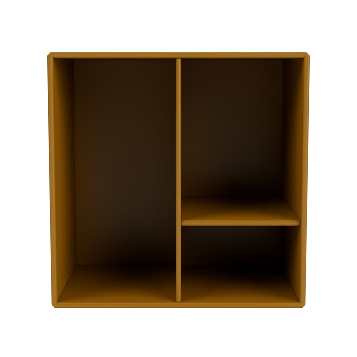 Mini shelf module with shelves, amber from Montana .