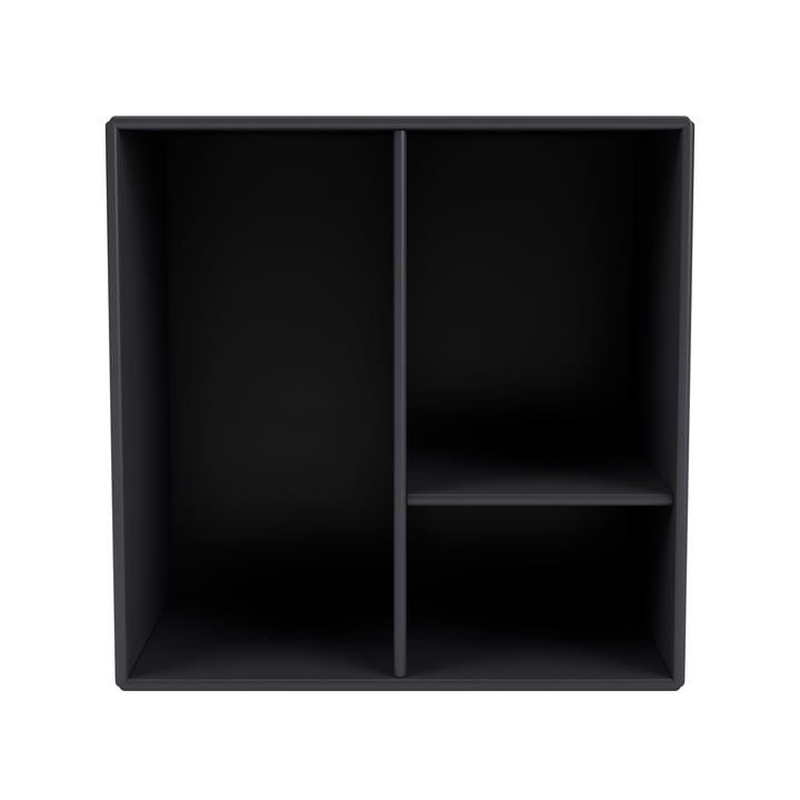 Mini shelf module with shelves, anthracite from Montana .