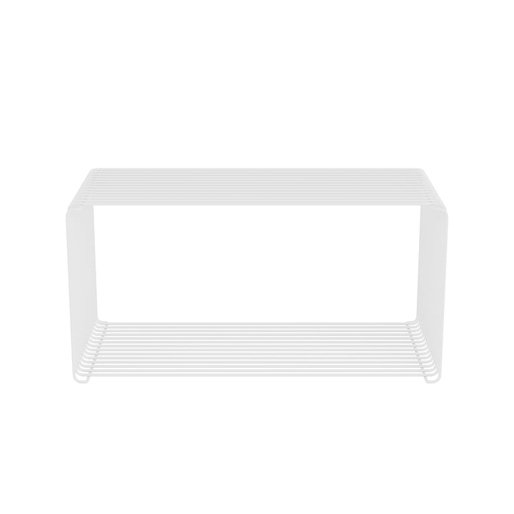 Panton Wire Extended Shelf 34,8 cm, white from Montana .