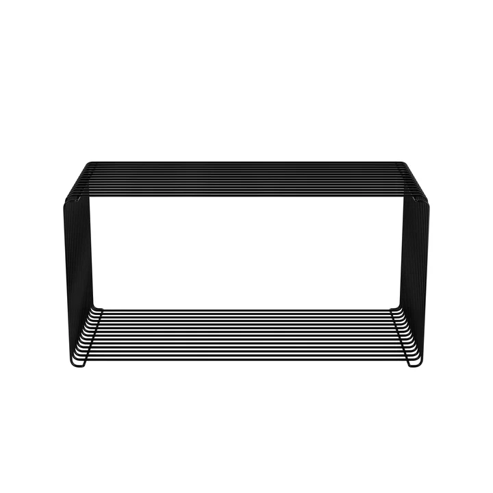 Panton Wire Extended Shelf 34.8 cm, black from Montana.