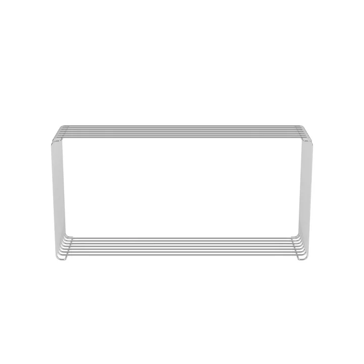 Panton Wire Extended Shelf 18.8 cm, chrome from Montana.