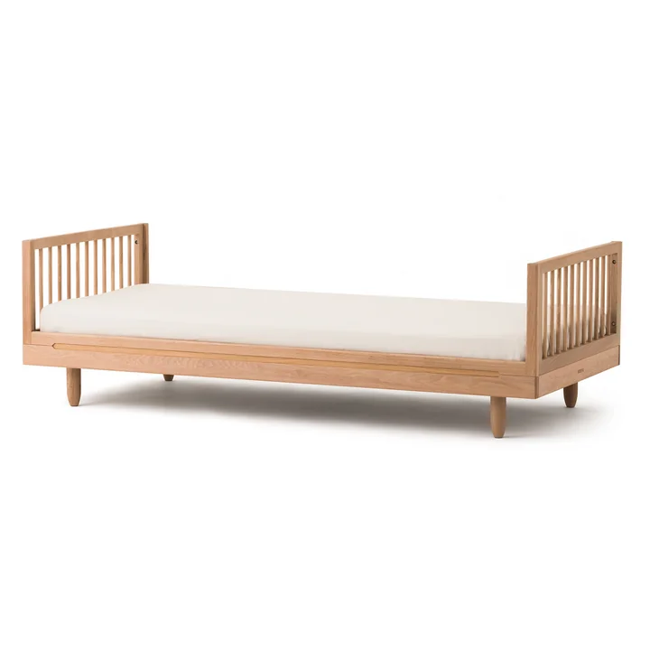 Pure Single bed, 90 x 200 cm, oak by Nobodinoz