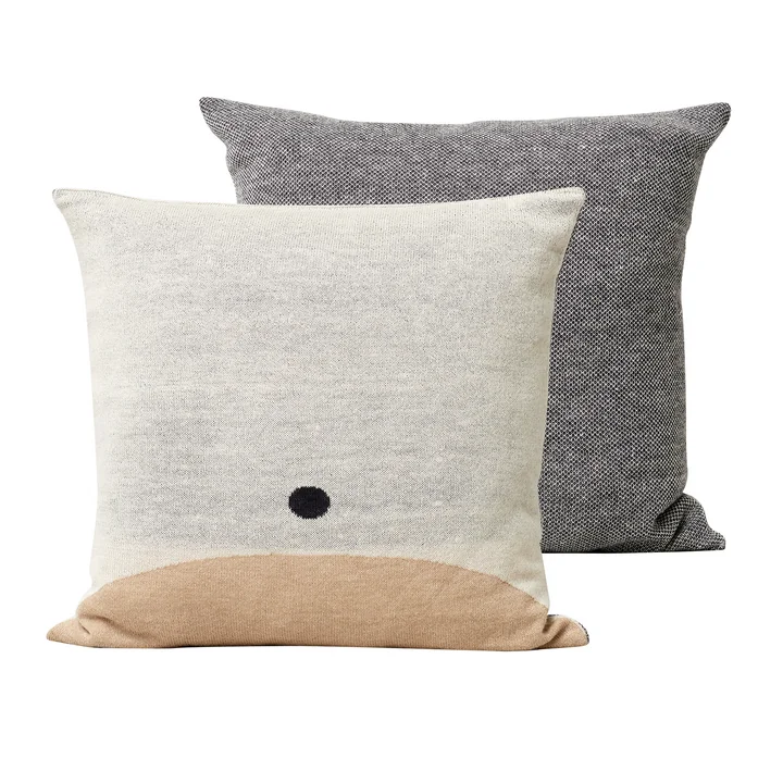 Aymara Cushion, 52 x 52 cm, patterned cream by Form & Refine