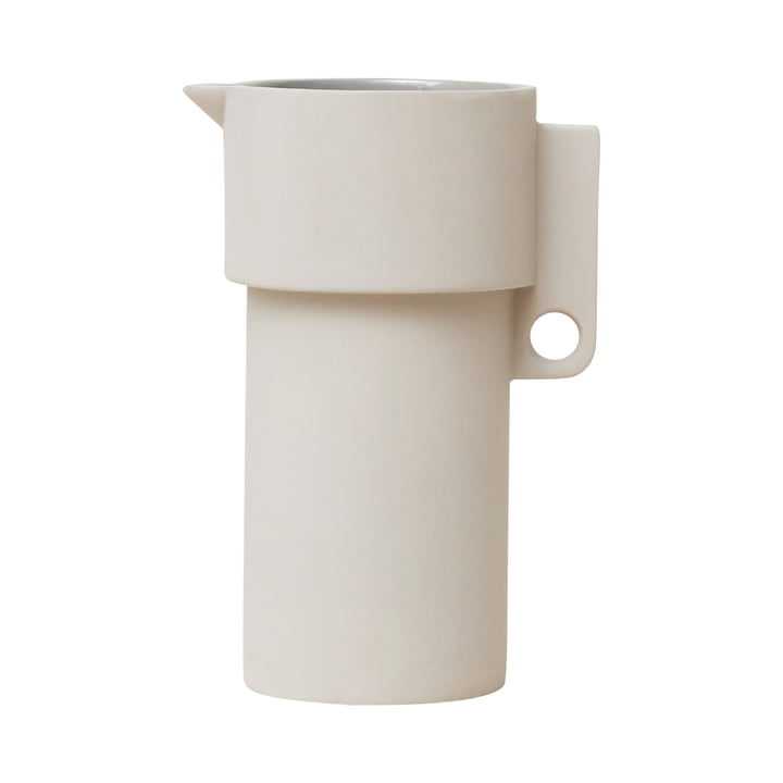 Alcoa jug, 1 L, light gray by Form & Refine