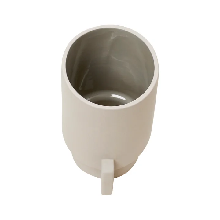 Alcoa vase, small, Ø 6.3 H 12.5 cm, light gray by Form & Refine