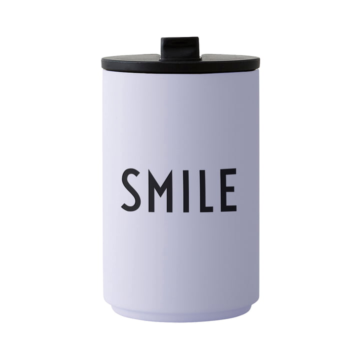 The Thermo Cup 0.35 l Smile, lilac from Design Letters