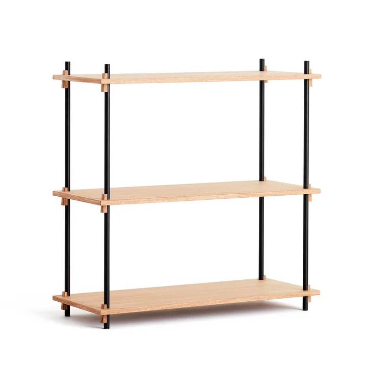 Shelving System Low, oak oiled from Moebe