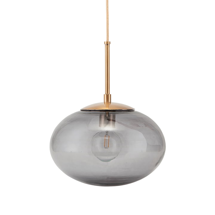 Opal pendant lamp Ø 22 x H 17 cm by House Doctor in gray