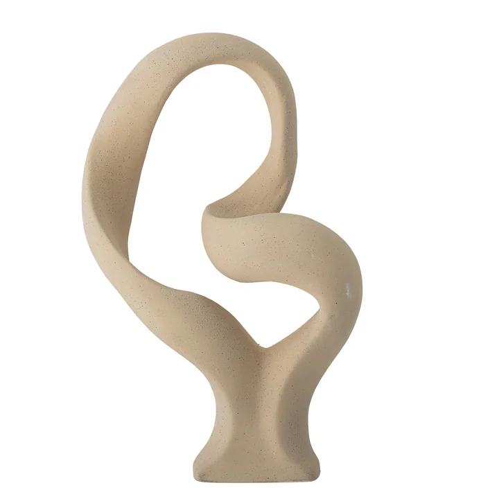 Berhan decorative sculpture, stoneware nature by Bloomingville .