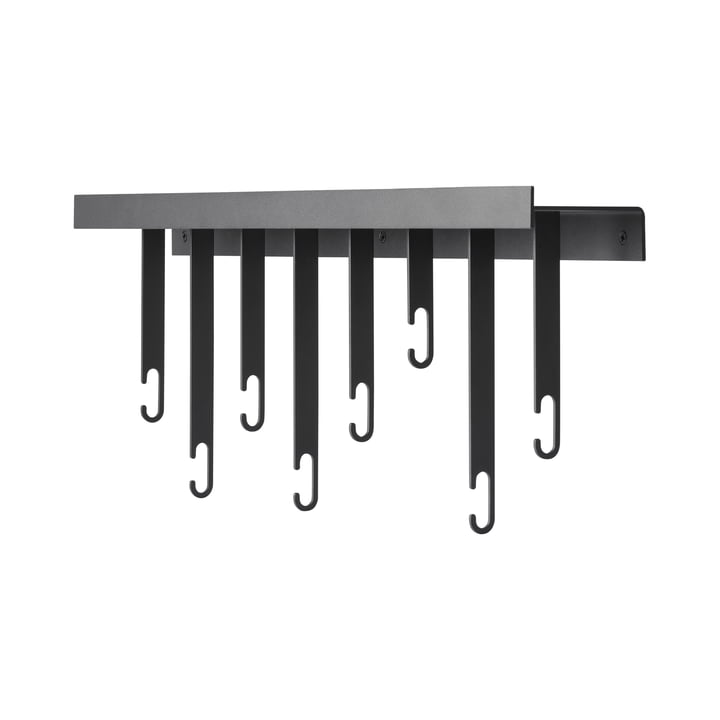 Atelier wall coat rack, anthracite by Design House Stockholm