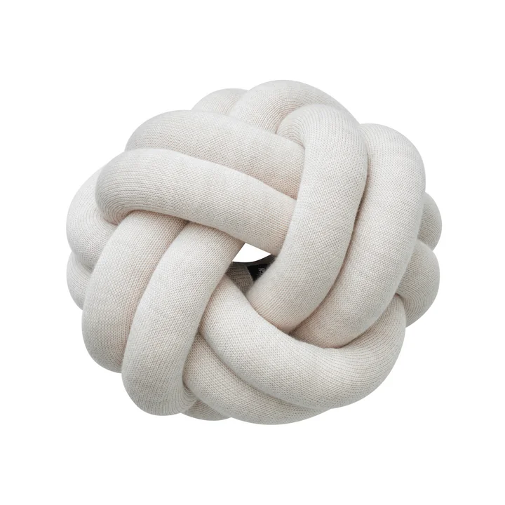 Knot Cushion, cream from Design House Stockholm