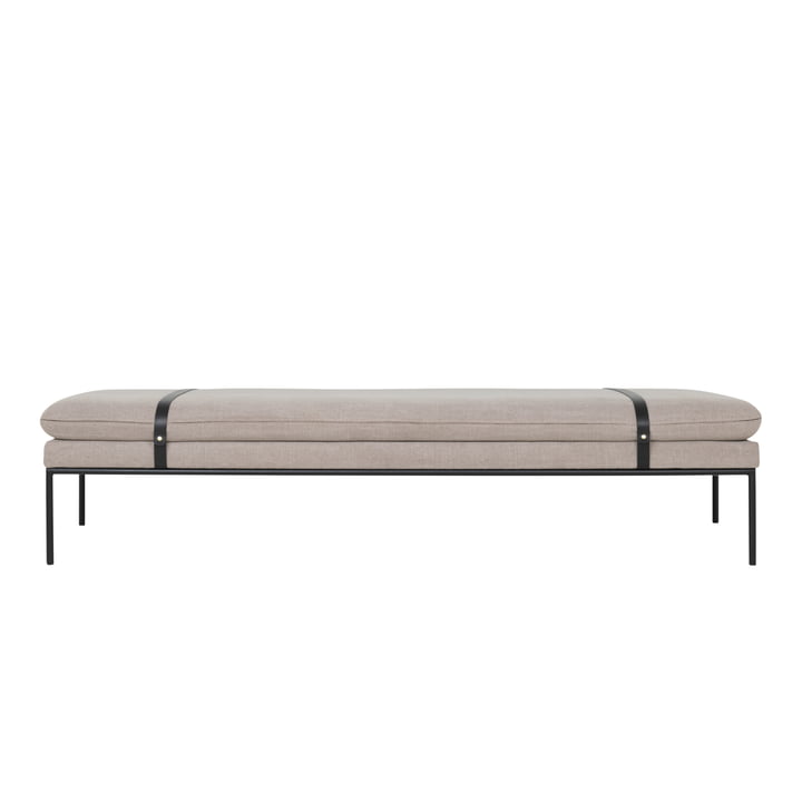 Turn Daybed by ferm Living in black / natural