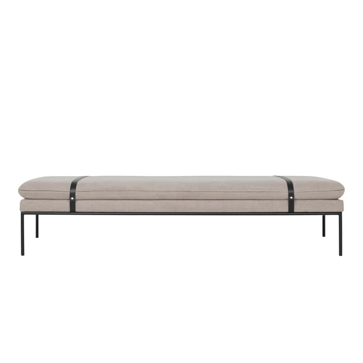 Turn Daybed by Ferm Living in black / natural