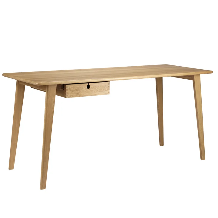 C67 Desk large, 150 x 50 cm, natural oak from FDB Møbler