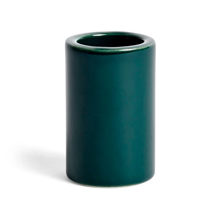 Toothbrush holder, Ø 3 x H 5 cm, dark green by HAY .