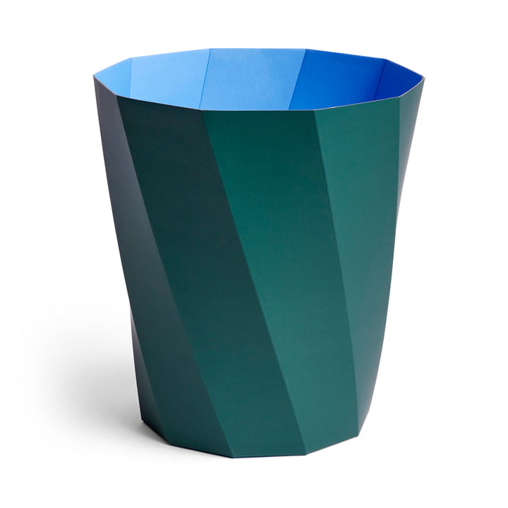 Paper Paper paper basket, Ø 28 x H 30.5 cm, dark green by Hay .