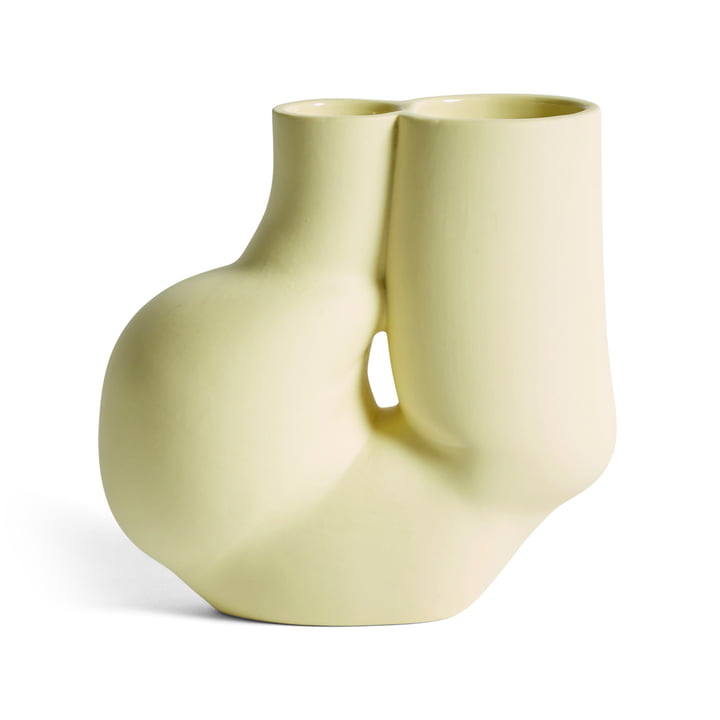 W & S Chubby Vase, soft yellow by Hay .