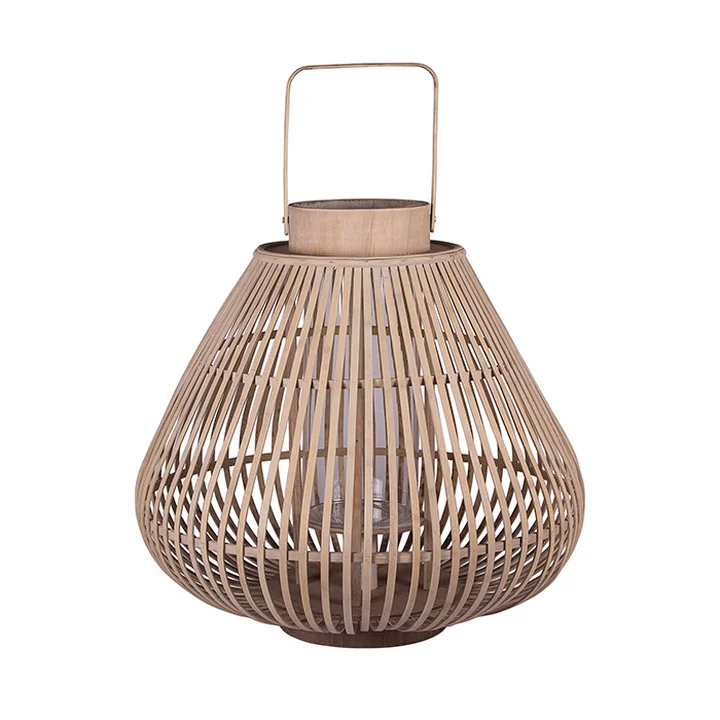 Sahara bamboo lantern L Ø 44 x H 38 cm by von Broste Copenhagen in natural