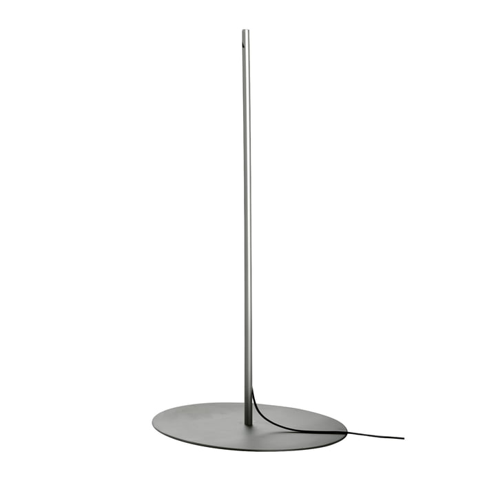 Tolomeo Paralume Outdoor LED floor lamp, base and rod, aluminum by Artemide
