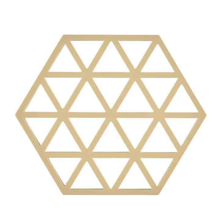 Triangle Coaster, 16 x 14 cm, warm sand from Zone Denmark