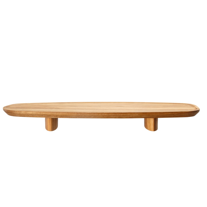 Rosenthal - Junto tray on base H 4.5 cm, 45 x 16 cm, oak