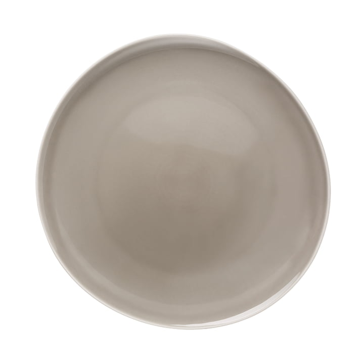 Junto plate Ø 27 cm flat, pearl grey by Rosenthal