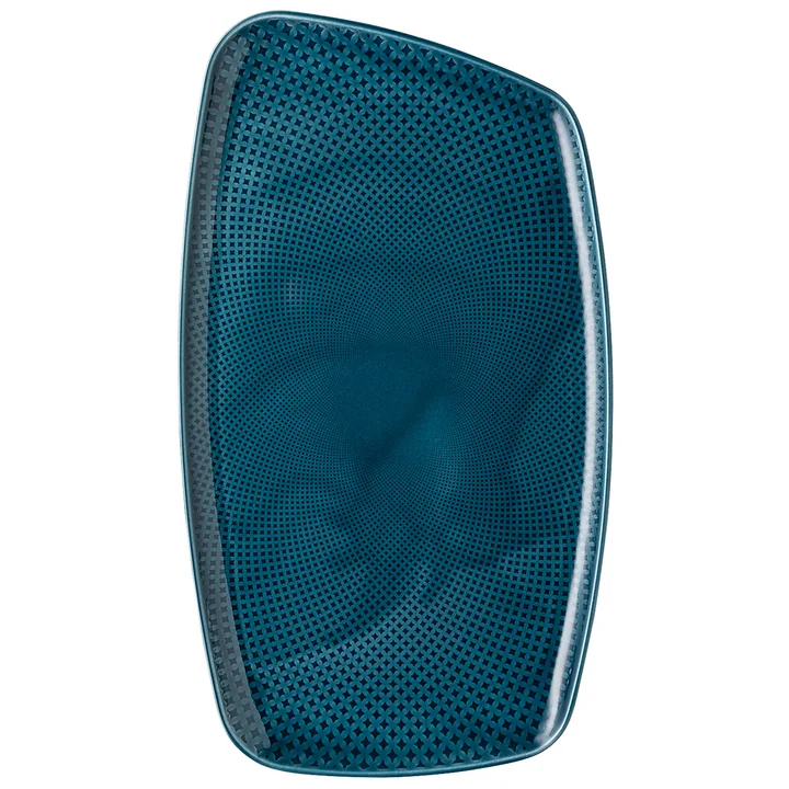 Junto plate, 36 x 21 cm, ocean blue by Rosenthal
