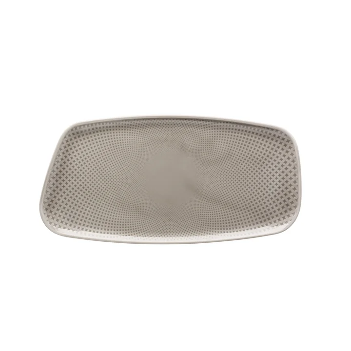 Junto plate, 30 x 15 cm, pearl grey by Rosenthal