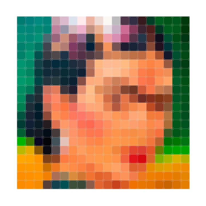 Frida pixel poster, 200 x 200 cm by IXXI