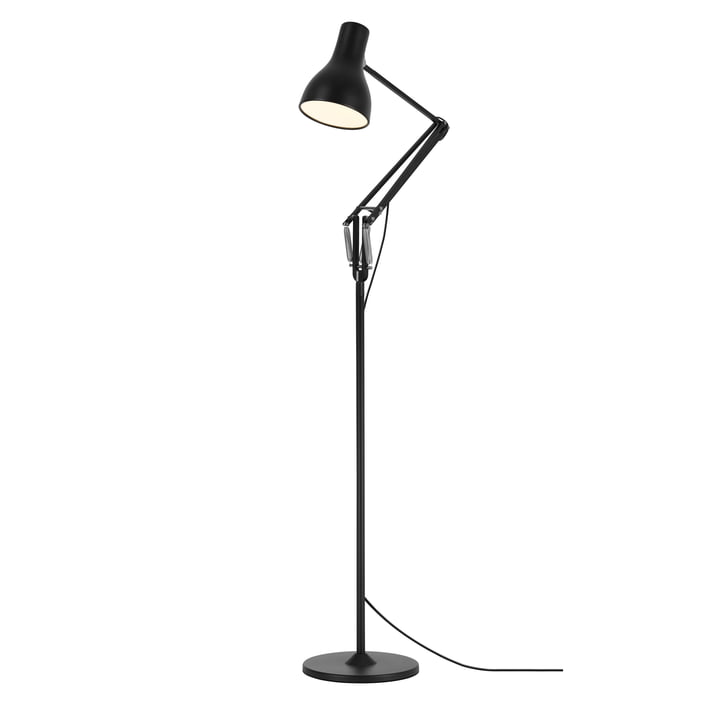 Type 75 Floor Lamp, jet black by Anglepoise