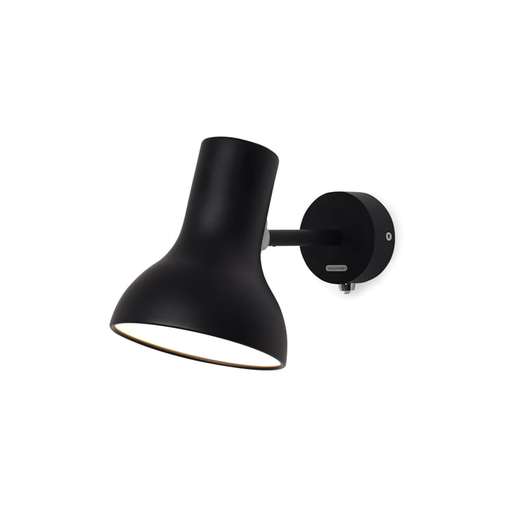 Type 75 Mini Wall lamp, jet black from Anglepoise
