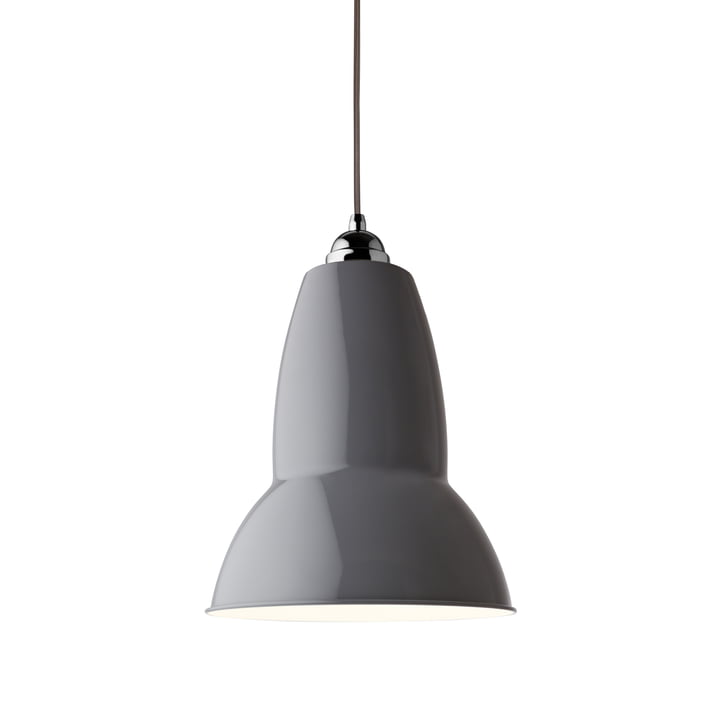 Original 1227 Maxi pendant light, dove gray (cable: gray) by Anglepoise